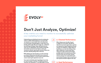 Don’t Just Analyze, Optimize! 6 Key Metrics for Marketing Funnel Optimization