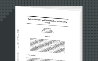Latent Geometry and Memorization in Generative Models